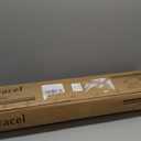 Amyracel Front Door Mat Indoor Outdoor Entrance, 36" x 72" All-Season Waterproof Doormat for Enterway, Heavy Duty Commercial Floor Mat, Fade Resistant, Rubber Back, Low Profile, Easy Clean (Grey Double Stripe)