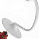 K45DH Dough Hook for KitchenAid 4.55 Quart Tilt-Head Stand Mixers, Coated C-Shaped Bread Hook Attachment, Replacement for K45 K45SS KSM90 KSM150, Kneads Pizza & Yeast Dough