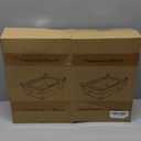 URALFA 2 Pack Fridge Drawer Organizer Egg Holder For Refrigerator Pull Out, Refrigerator Drawers for Fruit and Vegetable, Transparent Organization and Storage Box Fit for Fridge Shelf