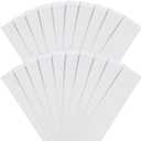 LazBlinds Vertical Blinds Replacement Slats - Room Darkening Fabric Slats for Sliding Doors & Windows, Easy-Cut Polyester, White Texture (82.5" x 3.5", 20 Pcs)