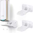 XLTTYWL Orbi WiFi 7 Wall Mount Kit, Orbit 7 Mount Bracket Optimize Space Compatible with Orbi Wi-Fi 7 Mesh Systems & All Net Gear Nighthawk Wi Fi 7 Routers(RBEWMB-10000S) (White, 2 Pack)