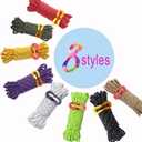 A Black rope Outdoor Guy Lines Tent Cords, AOPANDA with Aluminum Alloy Buckle for camping rope, Suitable for Camping, Outdoor Sports(4mm,13ft,4pack)