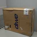 Drive Medical Lightweight Folding Transport Wheelchair - Reliable Mobility Support - Durable Steel Frame - Swing-Away Footrests - Compact Travel Design - Silver (1 Count (Pack of 1))