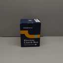 TRAVELISIMO Extra-Large Electric Lunch Box For Adults Holds up to 8 Cups - 80W Heated Lunch Box 1.8L Portable Microwave, Portable Food Warmer, Travel & Work - Loncheras Para Hombres De Trabajo (Dark Blue)