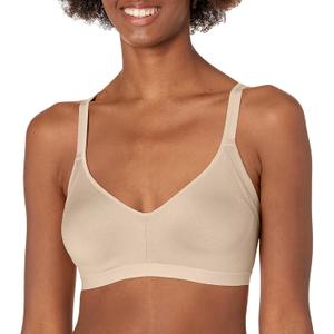 Warner's Women's Blissful Benefits Underarm-Smoothing with Seamless Stretch Wireless Lightly Lined Comfort Bra Rm3911w (Medium, Butterscotch)