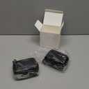 Sanwuta 2 Pcs Travel Card Games Case Playing Card Case EVA Hard Protective Storage Carrying Bag for Classic Playing Box Not Including Cards(Black)