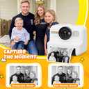 HiMont Kids Instant Print Camera, 1080P HD Kids Camera Instant Print with 3 Rolls Print Paper & 32GB Card, Ideal Kid Toys Gifts for Boys & Girls Age 3-14 (Black)