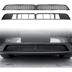 Grille Mesh Inserts for 2026 Tesla New Model Y Premium Front Air Inlet Vent Grille Cover Replacement for Tesla Model Y Juniper Accessories (Not fit 2026 Standard & Performance)