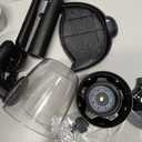 Coffee Machine, 3.5 Bar Espresso & Cappuccino Machine with Steam Wand, Compact Design Coffee Maker for Latte, Safety Lock & Tritan Cups, 800w, Black