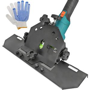 45 Degree Angle Cutting Tool for Ceramic Tile Chamfering, Compatible with 4-1/2'' and 5'' Angle Grinders, Adjustable Tile Cutter for Glass, Stone, Glazed Flooring