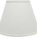 Aspen Creative 32682 Transitional Empire Shape Spider Construction Lamp Shade, White, 7" Top x 13" Bottom x 9-1/2" Slant Height
