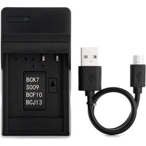 DMWBCF10 USB Charger for Panasonic Lumix DMCFH20, DMCFH22, DMCFH24, DMCFH25, DMCFH3, DMCFH5, DMCFS15, DMCFS6, DMCFS7, DMCFT1, DMCFT4, DMCFX70, DMCFX78, DMCSZ1 Camera and More