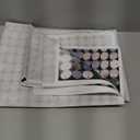 InMemory Silver Sequins Party Backdrop Glitter Stars Cake Table Decorations Banner Birthday Wedding Graduation Prom New Year Events Photography Background 82.6'' x 59''