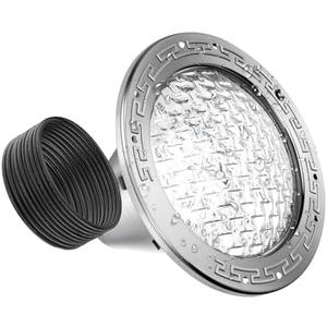 50FT AC120V LED Pool Lights, 10 Inch 35W Pure White Pool Light, Only for Replacement of 10 Inch Underground Pool Niches, Input Voltage AC 120V