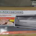 Black+Decker Countertop Convection Toaster Oven, 8 One-touch Cooking Functions, Stainless Steel, Extra-deep Interior