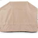 Covermates Ultima Grill Cover – Heavy Duty All-Weather Outdoor BBQ Cover with 600D Polyester, Adjustable Buckle Straps, Reinforced Handles, Mesh Vent, UV, Rip & Water-Resistant, 66 Inch, Ripstop Tan