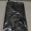 LUCMO Car Backseat Organizer with Tablet Holder,6 Storage Pockets Car Storage Organizer with Foldable Food Tray,Protectors Kick Mats Travel Accessories-Black