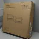 Smart FENDEE 2 Packs Fully Assembled Luggage Racks with Shoe Shelf, Suitcase Stand with Fold & Lock System, Bamboo Luggage Stand Ideal for Guest Room, Bedroom, Hotel, White