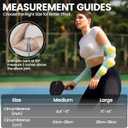 Pickleball Holder Sleeves (L(15"-20"Bicep), 2 Pairs - White + Black)