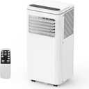 Portable Air Conditioners 10,000 BTU - Cools 450 Sq.Ft Rooms, 3-in-1 AC with Dehumidifier, Timer & Remote, Includes Window Kit