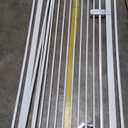 Lumizone Extra Tall Cat Gate 55.12" High Pressure Mounted Extra Wide 2025 New (17 Sizes) 1.37" Gap No Drilling Auto-Close One-Handed Operation Tall Pet Gate for Dogs (White, 55.12" H x 34.25"-38.38" W)