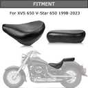 PSLER Front Rider Driver Rear Passenger Seat Pillion Cushion Seat for XVS 650 V-Star 650 1998-2023