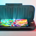 JSAUX Protective Case Compatible with Nintendo Switch 2 (2025), Hard Carrying Shell, Slim & Portable, Dustproof, Built-in Game Card Slot, Travel-Carry, Full Protection Cover  Translucent Black PC0116