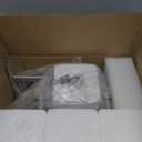 Unicozin Bathroom Light Fixtures, 4 Light Vanity Lights for Bathroom, Brushed Nickel Wall Lamp with Clear Glass for Mirror, Living Room, Hallway, Cabinet, E26 Base