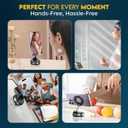 2 x 2026 Magnetic Phone Holder [96+LBS Super Grip Suction Cup & 2800GF Strongest Magnetic] 360 Vacuum Phone Mount for Car, Gym, Mirror & Smooth Surfaces/Car Phone Holder for iPhone 6-12 & Android.