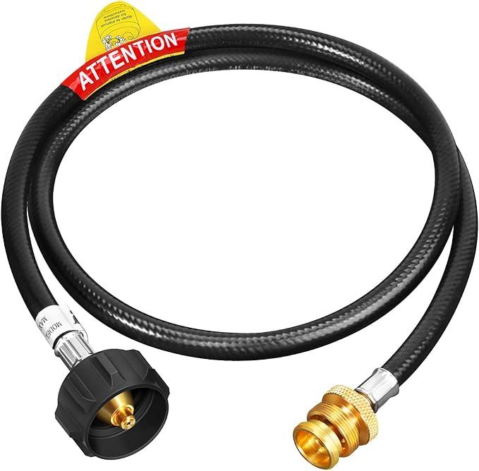 4FT Propane Hose, Propane Adapter Hose 1lb to 20lb Tank Connection for Weber Q Grills, Blackstone Griddles, Coleman Stoves, Buddy Heaters and More
Amazon's Choice