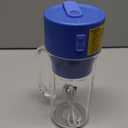 Personal Portable Blender For Shakes & Smoothies, Leakproof & Stylish Portable Mason Jar Shaker, Rechargeable Mini Blender with 10-Blade Blending System 14oz, Dark Blue