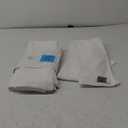 White Classic Luxury Bath Towels Large - Cotton Hotel spa Bathroom Towel |16x30 in | 6 Pack | White