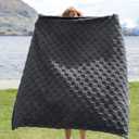 Bedsure GentleSoft Twin Blanket for Bed Dark Grey - Super Soft Cozy Blankets for Kids Girls, Cute Fuzzy Fleece Throws for Bedroom Couch, 60x80 Inches