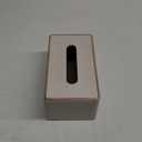 Tissue Box Cover, PU Leather Tissue Box Holder, Rectangular Tissue Box Covers for Kleenex, Napkin, Rectangle Tissue Holder for Bathroom Home Office 9.84"X5.23"X3.77" Beige