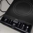 Mueller RapidTherm Portable Induction Cooktop, 1800W Hot Plate Electric Stove Top Burner. 8 Temp Levels, Auto-Off & Pot Detection, LED Display, Child Lock, 4 Programs, Burners for Cooking