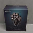 7D Head Shavers for Bald Men - 5 in 1 kensen Electric Head Hair Shaver, Christmas Gift Head Electric Razor with Nose Hair & Beard Trimmer Cordless IPX6 Waterproof Wet Dry LED Display Travel Case (Black)