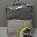 Tadpoles Quilted Stroller & Car Seat Cover - Light Grey | 27" x 20" x 2" | Made of 100% Super Soft Microfiber Polyester | Warm, Gentle & Durable | Ideal for Use as a Stroller Cover & Car Seat Cover