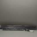 ALLZONE Tension Curtain Rod for Windows,123 to 160 Inch, Heavy Duty Extra Long Curtain Rods, Non-Slip Bathroom Shower Tension Rod, Renter Friendly, Adjustable, Spring Loaded, Black