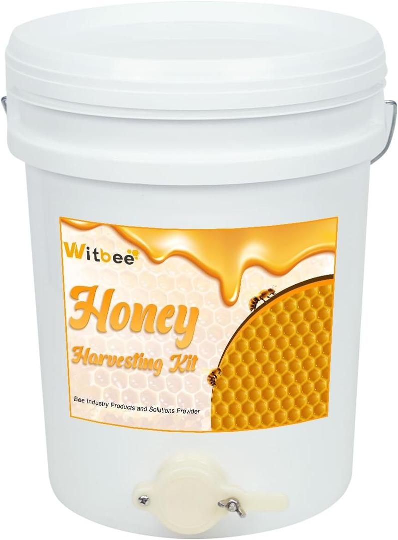 Witbee Plastic Honey Bucket 3 Buckets 1 Lid