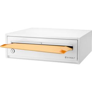 Barska CB13118 Key Lock Multi-Purpose Desktop Envelopes Cash Documents Suggestions Drop Box Organizer White 15.75" x 11" x 4.87"