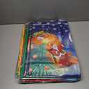 PARSUP 18PCS Giant Christmas Gift Bags, Assorted Sizes, Non-Woven Christmas Bags Reusable Heavy Duty Sewing Treat Grocery Tote with Handles for Gifts Wrapping Shopping, Xmas Party Supplies (Red, Blue, Green, Yellow)