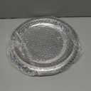 Stainless Steel Round Serving Tray,Metal Decorative Tray,Display Serving Platter for Wine and Glasses,12 Inches