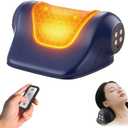 2026 Heated Neck Stretcher for Neck Pain Relief, Cervical Traction Device with 3 Customizable Modes, Red Light & Vibration, for Neck Shoulder Pain Relief Muscle Relaxation Home Office Use