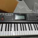 Donner Keyboard Piano, 61 Key Piano Keyboard for Beginner/Professional, Electric Keyboard Kit with 249 Voices, 249 Rhythms - Includes Music Stand, Microphone, Black (DEK-610S), Compact