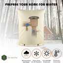 GardenPal Backflow Preventer Cover, Water Pipe Insulation Cover, Freeze Protection, Reusable for Your Pipes, Valves, Sprinkers and Irrigation System in Winter or Sun Exposure (35 * 45cm /14 * 18 inch)