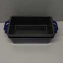 Northriver Casting 2 in 1 Enameled Cast Iron Bread Pan with Lid, Perfect Bread Oven, Loaf Pans for Baking Homemade Sourdough Bread 9x5, 2 Piece set, Navy Blue