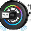 Portable CD Player with Speaker Bluetooth Discman for Car with FM Transmitter Rechargeable Lightweight Anti-Skip Protection Repeat Headphones AUX/USB LCD Display RGB Light Gifts Kids Student