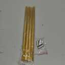 HALIGATE Bright Gold M10 Threaded Extension Rod for Pendant Light, Island Lighting, Chandeliers,Lighting Fixture downrods & Stems,12 Inches