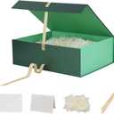 Green Extra Large Gift Box 16.5x13x5.3 In Extra Large Gift Boxes with Lids, 1 Count
