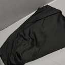 6 Pack Cocktail Table Covers - 32x43 Inch Black Fitted Stretch Spandex Round High Top Tablecloth for Party, Bar, Birthday, Pub, Banquet